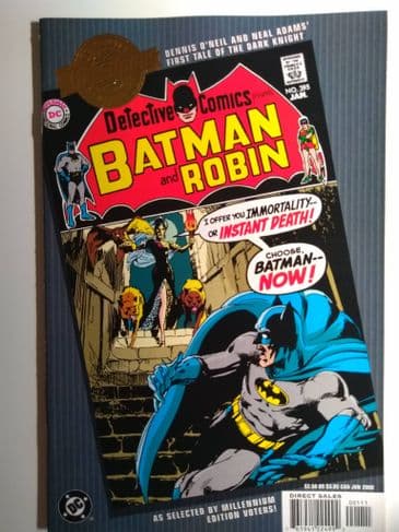 D C COMICS MILLENNIUM EDITIONS DETECTIVE COMICS NO 395 JAN 1970