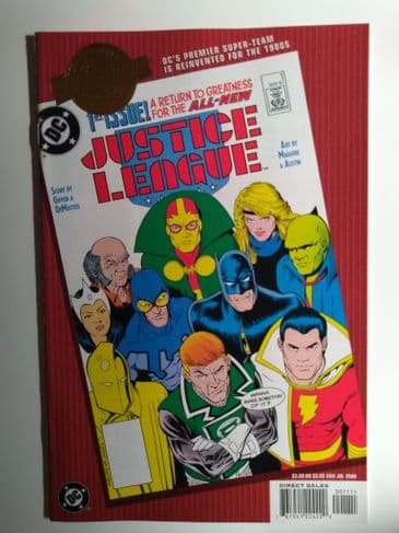 D C COMICS MILLENNIUM EDITIONS JUSTICE LEAGUE NO 1 May 1987