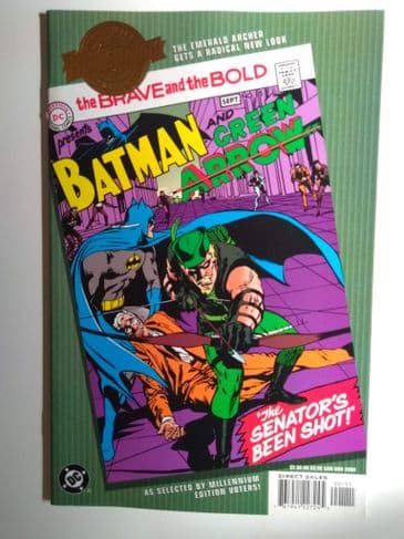 D C COMICS MILLENNIUM EDITIONS THE BRAVE & THE BOLD ,BATMAN & Green ARROW NO 85 AUG-SEPT 1969