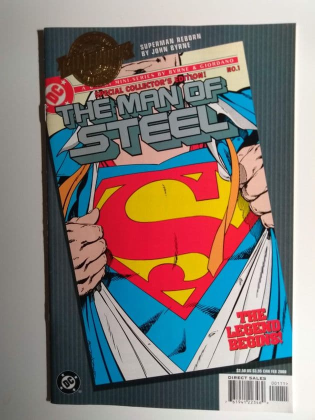 D C COMICS MILLENNIUM EDITIONS THE MAN OF STEEL NO 1 June 1986