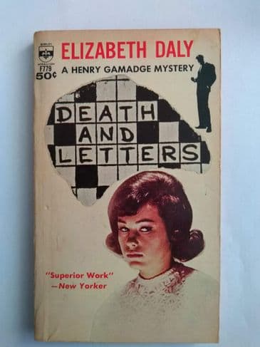 DEATH AND LETTERS BY ELIZABETH DALY (NO F.779) (PAPERBACK)