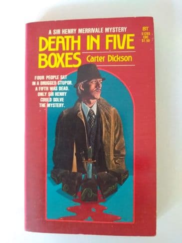 DEATH IN FIVE BOXES BY CARTER DICKSON (PAPERBACK)