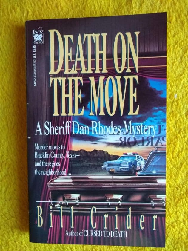DEATH ON THE MOVE by Bill Crider (Paperback)