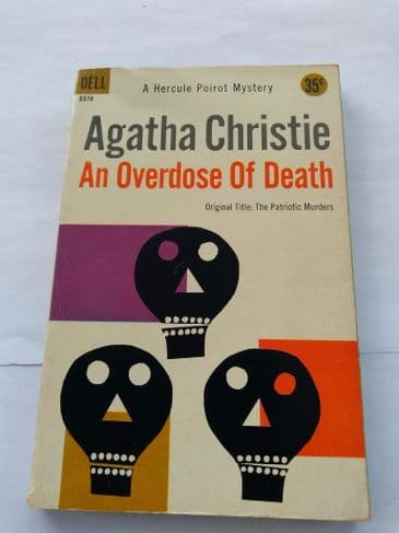 DELL BOOK : AN OVERDOSE OF DEATH by Agatha Christie (D370 ) (Paperback)