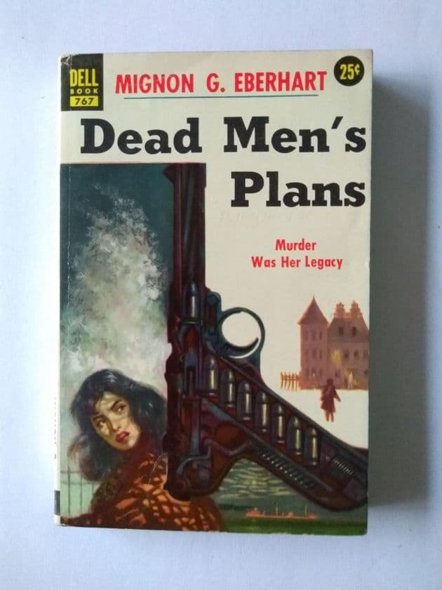 DELL BOOK : DEAD MEN'S PLANS by MIGNON G EBERHART (Paperback )