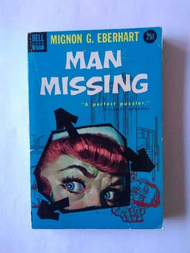 DELL BOOK : MAN MISSING by MIGNON G EBERHART (No.877) (Paperback)