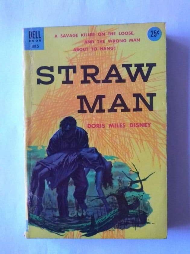 DELL BOOK :  STRAWMAN by Doris Miles Disney (No.885) (Paperback)