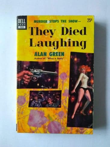 DELL BOOK : THEY DIED LAUGHING by Alan Green   (Paperback )