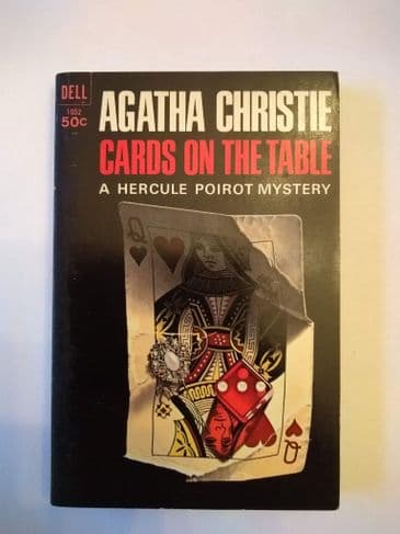 DELL: CARDS ON THE TABLE by Agatha Christie (No.1052) (Paperback)