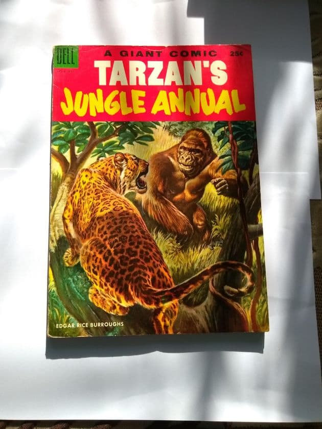 DELL GIANT TARZAN'S JUNGLE ANNUAL Edgar Rice Burroughs 1955