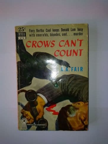 Dell Mapback: Crows Can't Count (Paperback) by A.A Fair