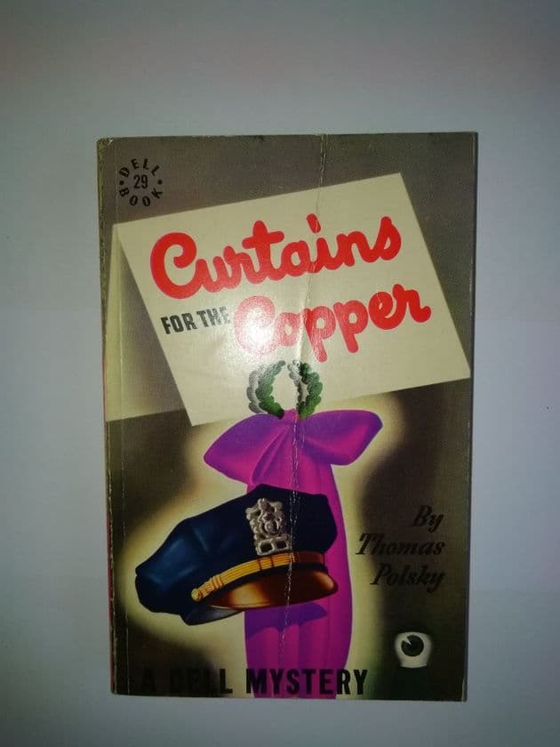 Dell Mapback: Curtains for the Copper (paper back) by Thomas Polsky