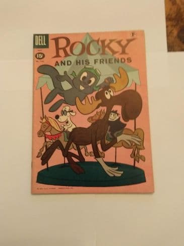 DELL PUBLISHING 1961 ROCKY & HIS FRIENDS NO 1166