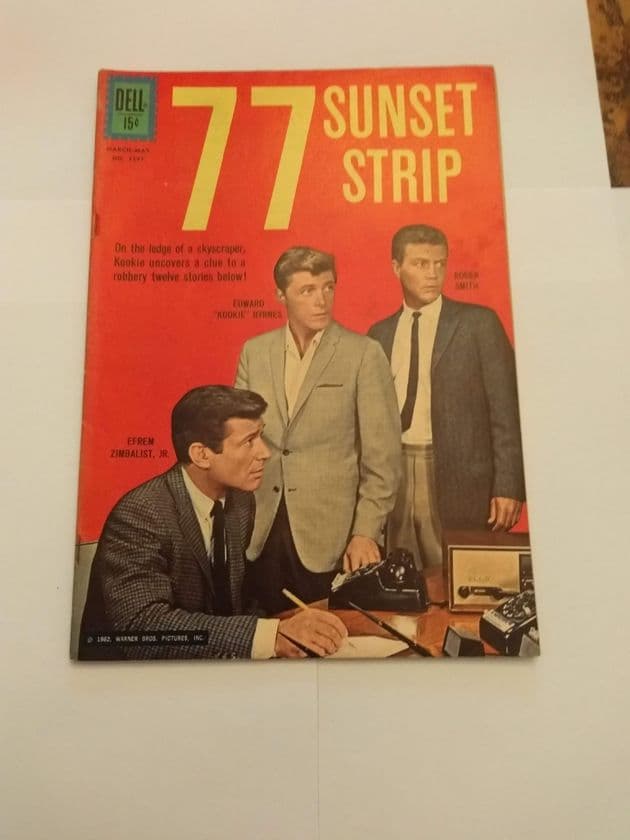 DELL PUBLISHING 1962 77 SUNSET STRIP NO 1291