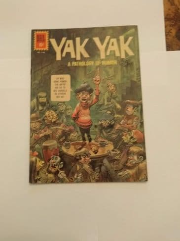 DELL PUBLISHING 1962 YAK YAK A PATHOLOGY OF HUMOUR NO 1186