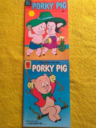 DELL PUBLISHING PORKY PIG (NO'S 71 & 78)