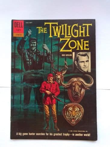 DELL PUBLISHING: THE TWILIGHT ZONE AUG -OCT 1962 (Paperback)