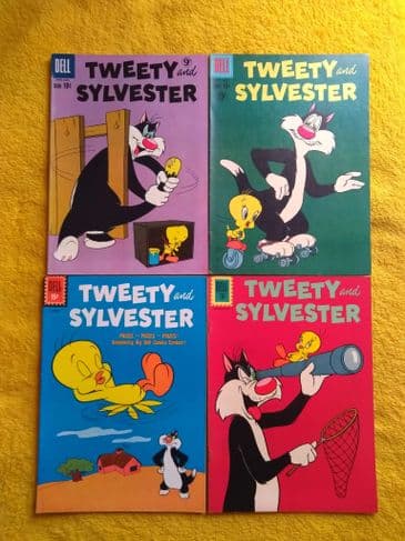 DELL PUBLISHING TWEETY & SYLVESTER (NO'S 29,30,33 & 36)