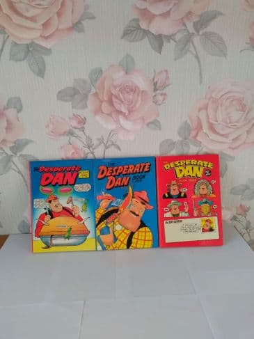 Desperate Dan Book 1979,91,92  (Hardback)