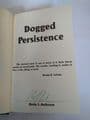 DOGGED PERSISTENCE (Signed (Hardcover) by Kevin J Anderson
