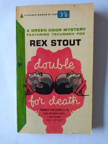 DOUBLE FOR DEATH by Rex Stout (Paperback)