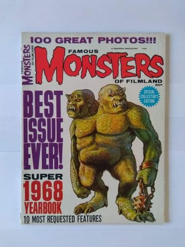FAMOUS MONSTERS OF FILMLAND 1968 YEARBOOK