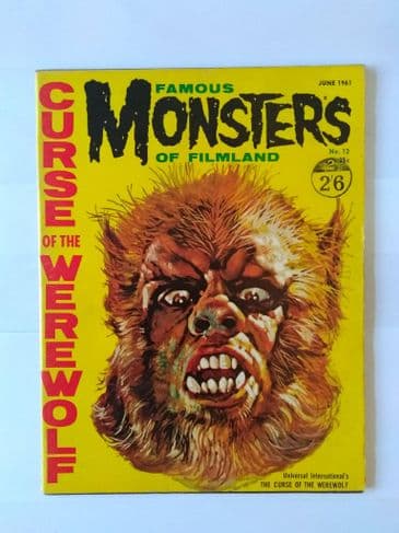 FAMOUS MONSTERS OF FILMLAND June 1961 NO 12 VOL 3 NO 3