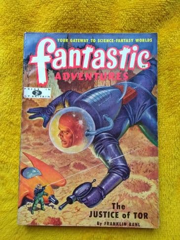 FANTASTIC ADVENTURES NO 8 November 1951  (British Edition)