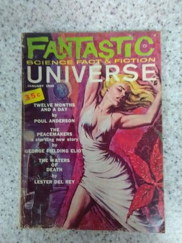 FANTASTIC Universe January 1960 Vol 12  No 3