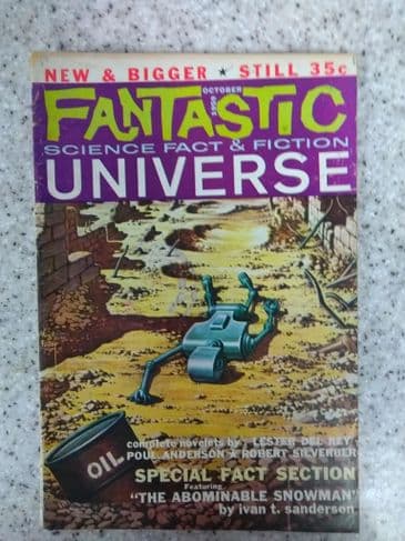 FANTASTIC Universe October 1959 Vol 11 No 6.
