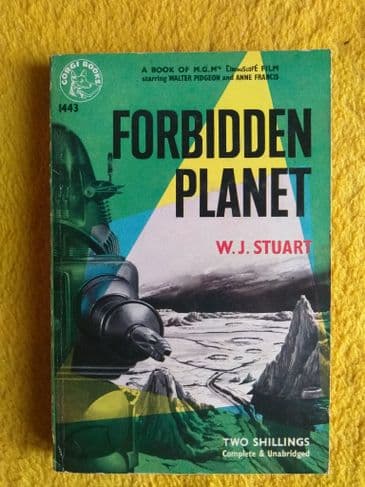 FORBIDDEN PLANET BY W .J. STUART. (NO 1443) (PAPERBACK)