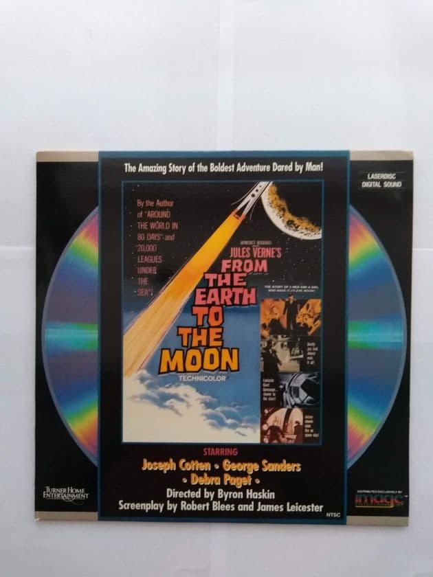 FROM THE EARTH TO THE MOON by Jules Verne (LASER DISC)