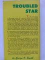 GALAXY PRIZE COLLECTION TROUBLED STAR by George O Smith (No.256)   (Paperback)