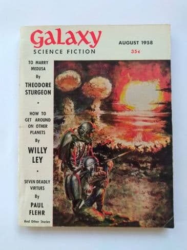 GALAXY SF MAGAZINE VOL 16 NO 4 August 1958(Paperback)