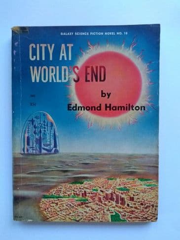 GALAXY SF NOVEL CITY AT WORLDS END by Edmond Hamilton (No.18) (Paperback)