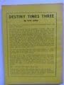GALAXY SF NOVEL DESTINY TIMES THREE by FRITZ LEIBER (No.28)(Paperback)