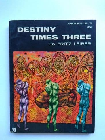 GALAXY SF NOVEL DESTINY TIMES THREE by FRITZ LEIBER (No.28)(Paperback)