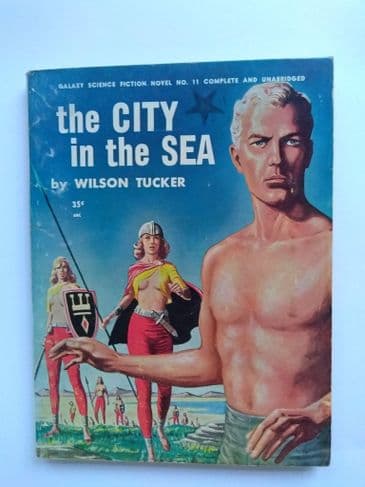 GALAXY SF NOVEL THE CITY IN THE SEA by WILSON TUCKER (No.11) (Paperback)