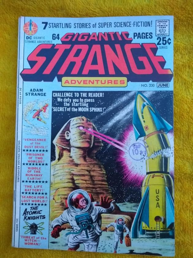 GIGANTIC STRANGE ADVENTURES NO 230 MAY-June 1971.