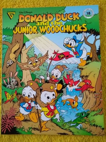 GLADSTONE WALT DISNEY'S DONALD DUCK & THE JUNIOR WOODCHUCKS (No.18) 1989