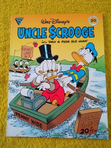GLADSTONE WALT DISNEY'S UNCLE SCROOGE (No.20)  1989
