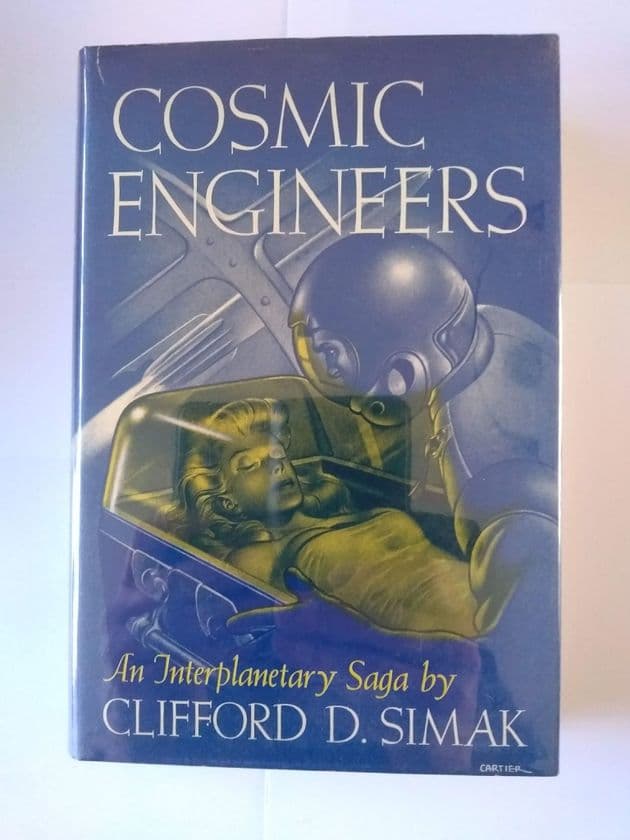 GNOME PRESS COSMIC ENGINEERS by Clifford D Simak (Signed Hardcover)