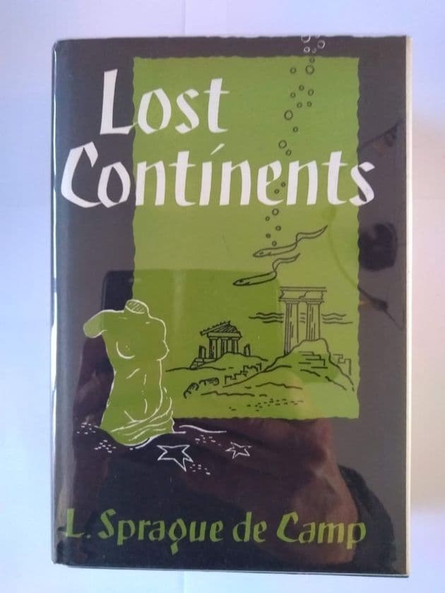 GNOME PRESS LOST CONTINENTS by L Spraque De Camp (Hardcover)