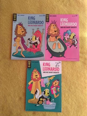 GOLD KEY KING LEONARDO & HIS SHORT SUBJECTS (NO'S 2.3 & 4)