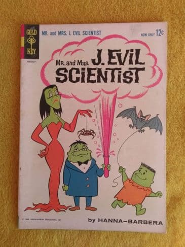 GOLD KEY MR & MRS J EVIL SCIENTIST NO 1 1963