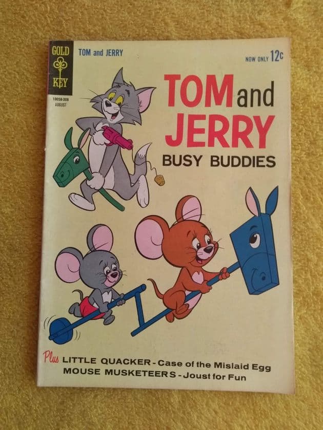 GOLD KEY TOM & Jerry BUSY BUDDIES ( NO 216)