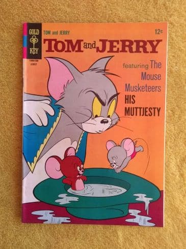 GOLD KEY TOM & Jerry FEATURING "THE MOUSE MUSKETEERS (No.231)