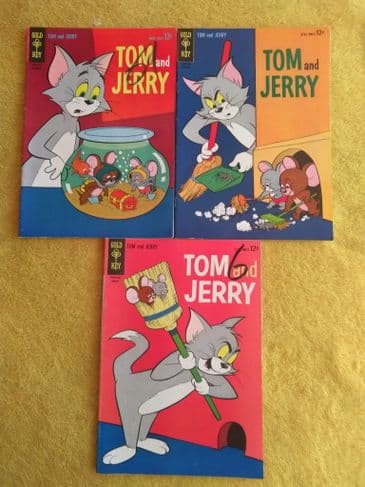 GOLD KEY TOM & Jerry (NO'S 217,218 & 220)