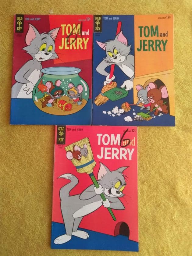 GOLD KEY TOM & Jerry (NO'S 217,218 & 220)