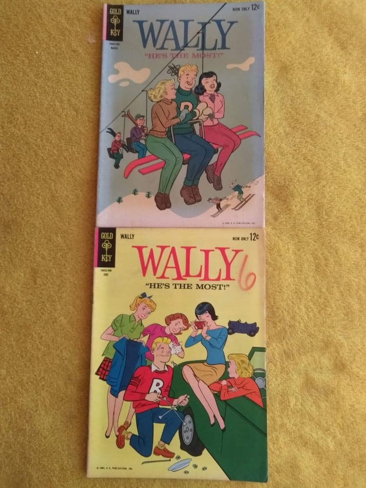 GOLD KEY WALLY NO S 2 & 3